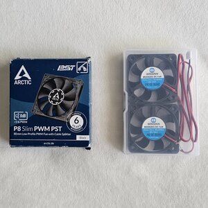 Arctic P8 Slim PWM PST and a two-pack of Winsinn DC 24V fans